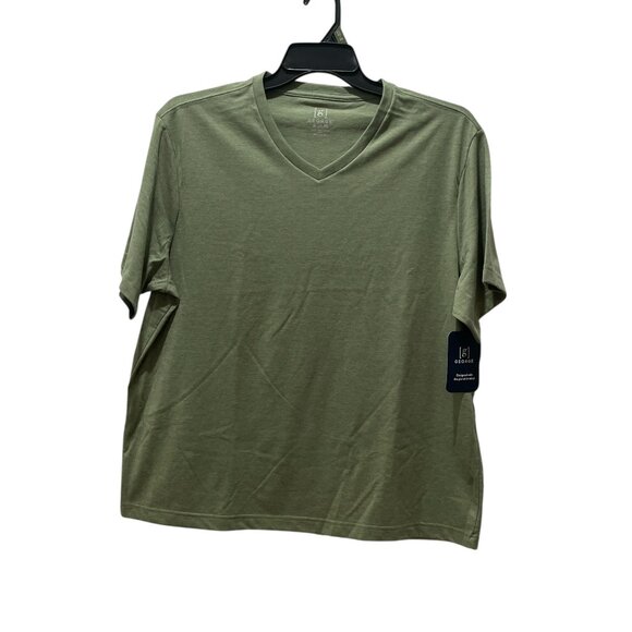 Men's V-Neck Tee, George, XL, Faded Spruce Heather, XL, NWT - Picture 6 of 9